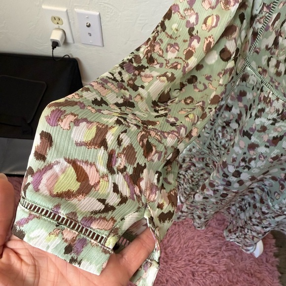 NWOT Ted Baker Floral Long Sleeve Dress - Picture 9 of 15